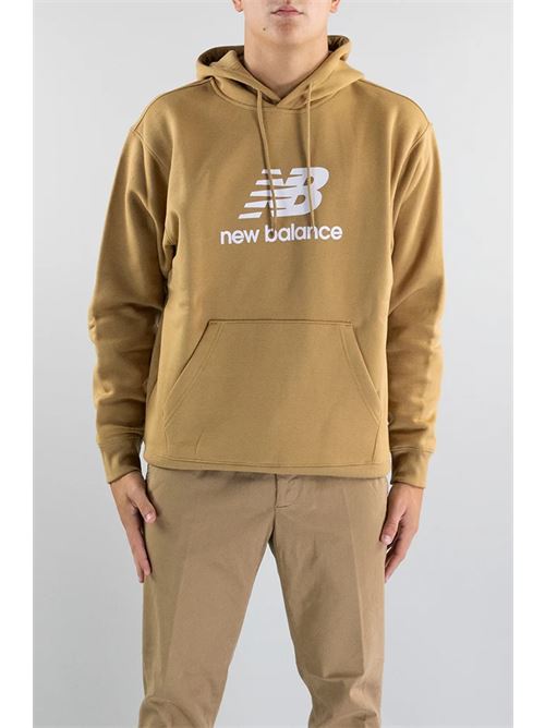 sport essentials fleece logo NEW BALANCE | MT41505GINGREAT PLAINS